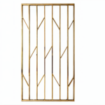 The Geometric Metal Room Divider